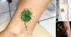 Lee más sobre el artículo Mas de 25 Ideas de Tatuajes de trébol para la Buena Suerte