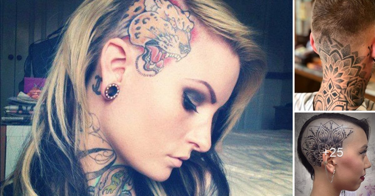 En este momento estás viendo 25 Ingeniosas Ideas de Tatuajes en la Cabeza y la Nuca