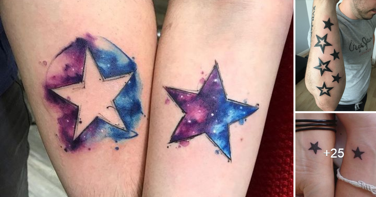 En este momento estás viendo 15 Ideas de Tatuajes de Estrellas de 5 picos