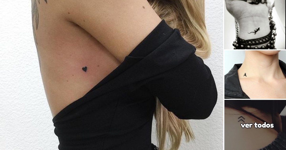 En este momento estás viendo Ideas de Tiny Tatuajes para Mujeres y Hombres (Micro Tatuajes)
