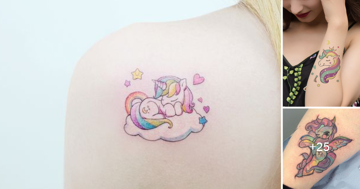 En este momento estás viendo Coloridas Ideas de Tatuajes de unicornios: ¿qué significan?