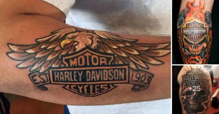 Lee más sobre el artículo 40 Ideas de Tatuajes Inspirados en la Marca Harley Davidson