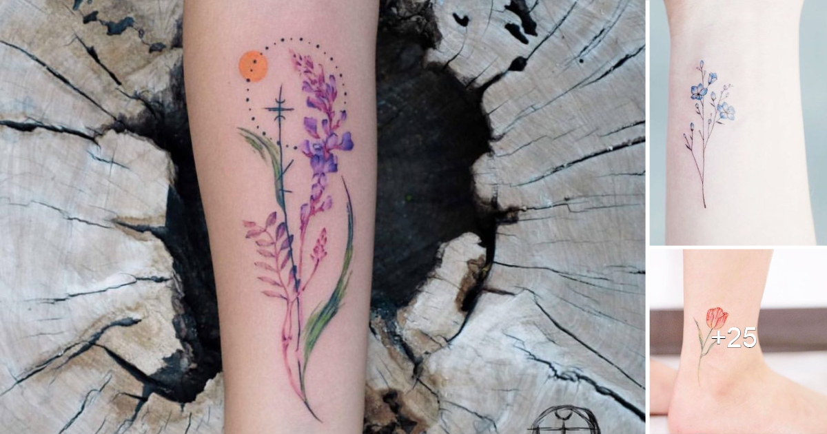 En este momento estás viendo Coloridas Ideas de Tatuajes con Flores para Mujeres