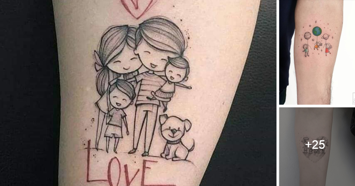 En este momento estás viendo Hermosos Tatuajes que representan la Unión Familiar