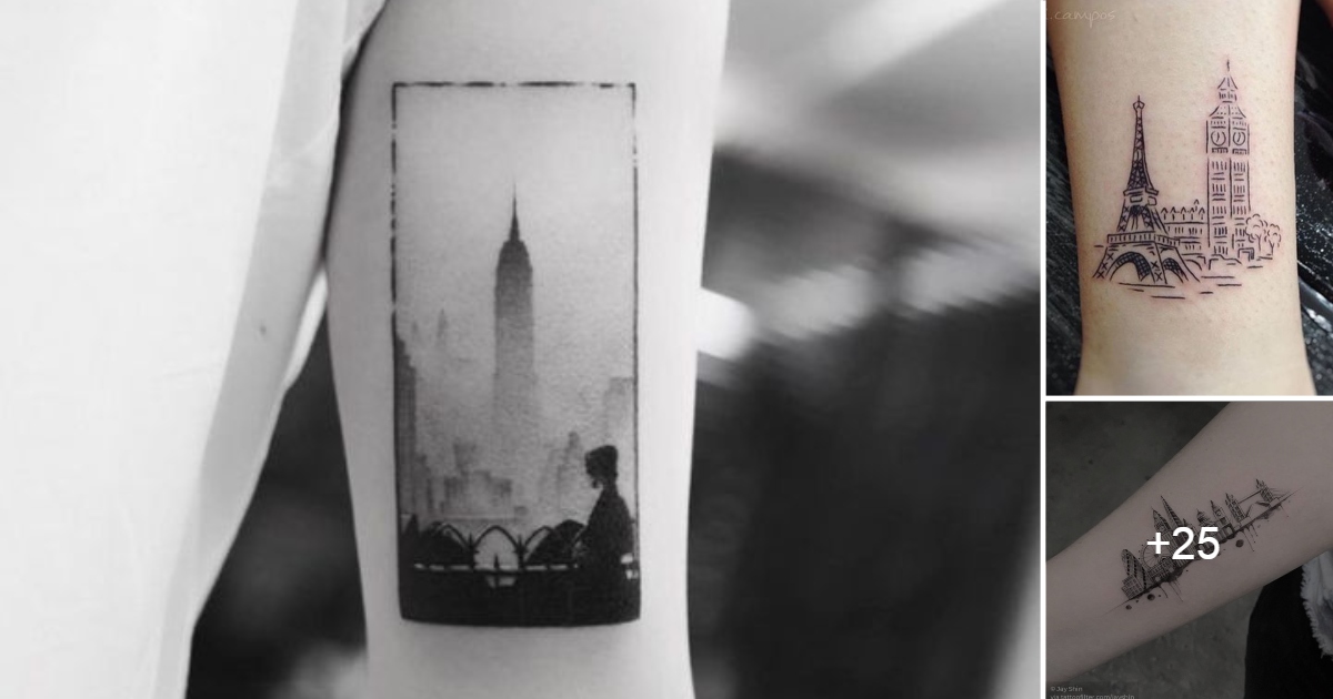 En este momento estás viendo Ideas de Tatuajes inspiradas en paisajes de Ciudades