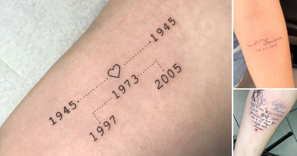 En este momento estás viendo Diseños de tatuajes para conmemorar fechas importantes