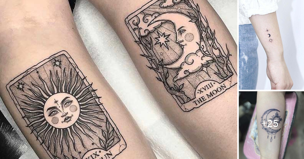En este momento estás viendo Las Mejores Ideas de tatuajes de sol y luna y su Significado
