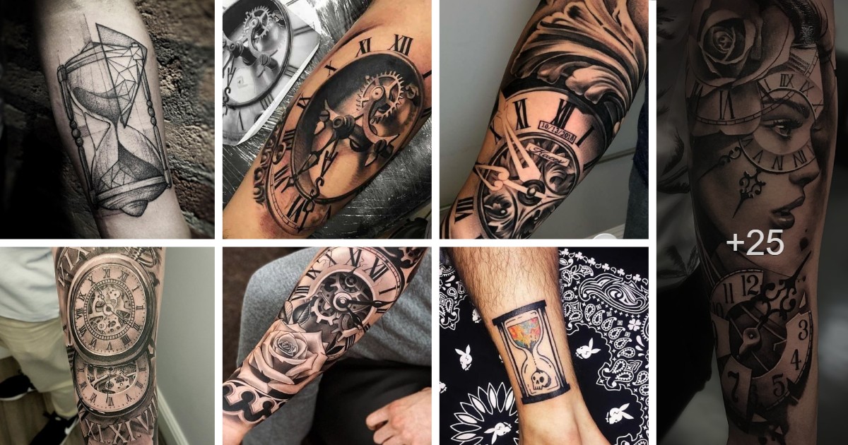 En este momento estás viendo 25 Tatuajes de Relojes: Capturando el Tiempo en la Piel
